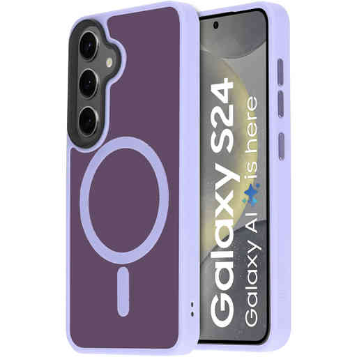 Mobiparts Hardcover Samsung Galaxy S24 Satin Lila (Magsafe Compatible)