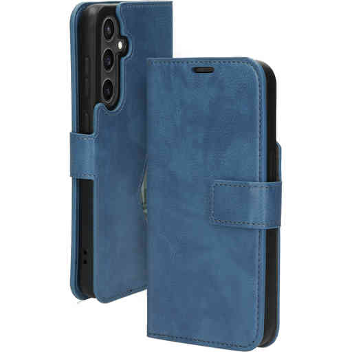 Mobiparts Classic Wallet Case Samsung Galaxy S23 FE Steel Blue