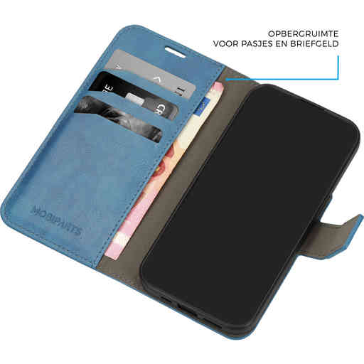 Mobiparts Classic Wallet Case Samsung Galaxy S23 FE Steel Blue