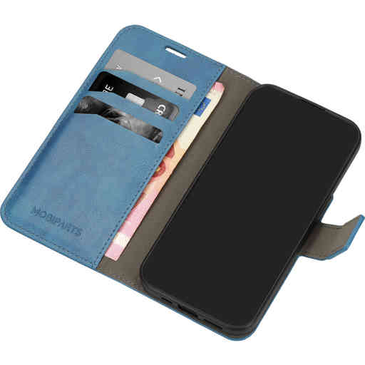 Mobiparts Classic Wallet Case Samsung Galaxy S24 Steel Blue