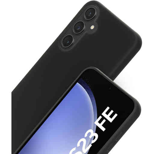 Mobiparts Silicone Cover Samsung Galaxy S23 FE Black