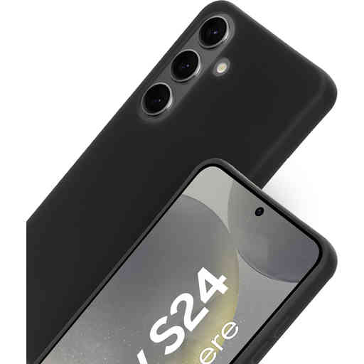 Mobiparts Silicone Cover Samsung Galaxy S24 Black
