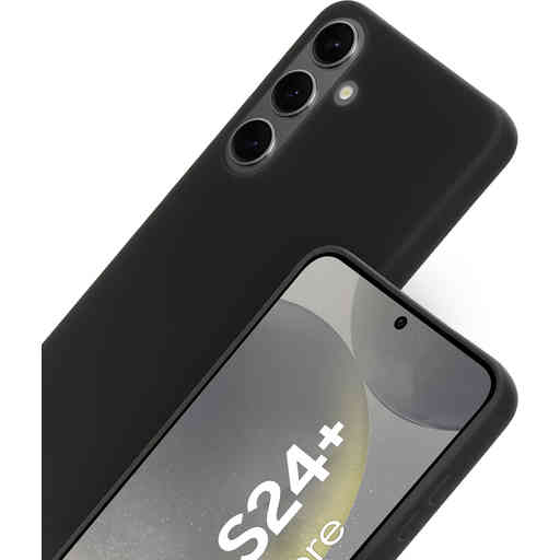 Mobiparts Silicone Cover Samsung Galaxy S24 Plus Black