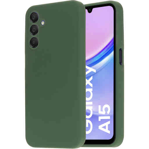 Mobiparts Silicone Cover Samsung Galaxy A15 Forest Green