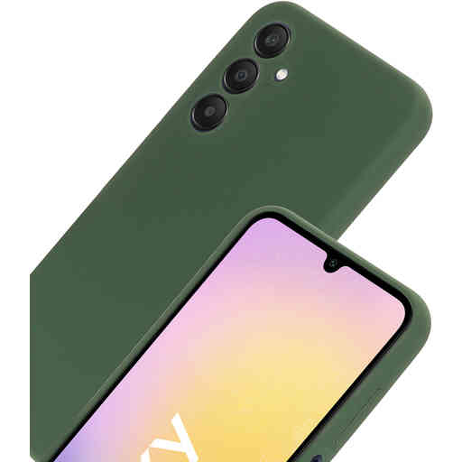 Mobiparts Silicone Cover Samsung Galaxy A25 Forest Green
