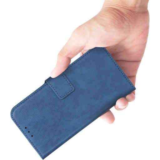 Mobiparts Classic Wallet Case Samsung Galaxy A25 Steel Blue