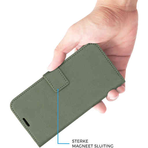 Mobiparts Classic Wallet Case Samsung Galaxy A15 Stone Green