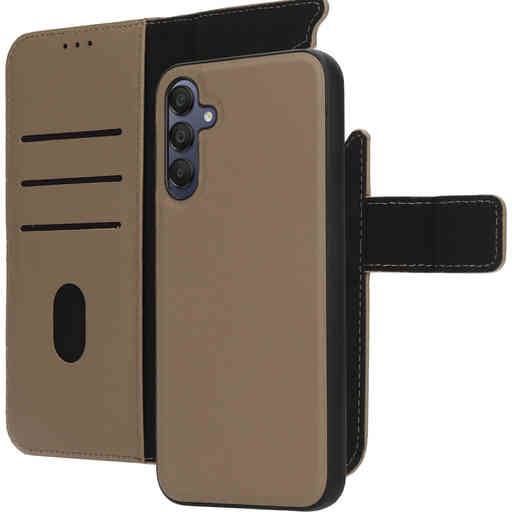 Mobiparts Leather 2 in 1 Wallet Case Samsung Galaxy A15 Taupe