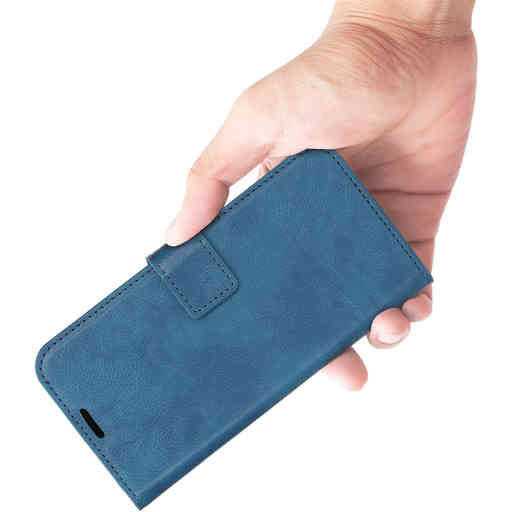 Mobiparts Classic Wallet Case Samsung Galaxy A55 5G (2024) Steel Blue
