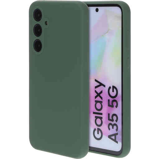 Mobiparts Silicone Cover Samsung Galaxy A35 Forest Green