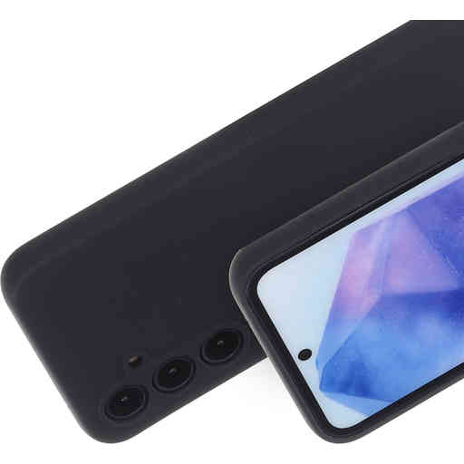 Mobiparts Silicone Cover Samsung Galaxy A55 Black
