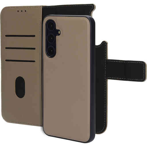 Mobiparts Leather 2 in 1 Wallet Case Samsung Galaxy A35 (2024) Taupe