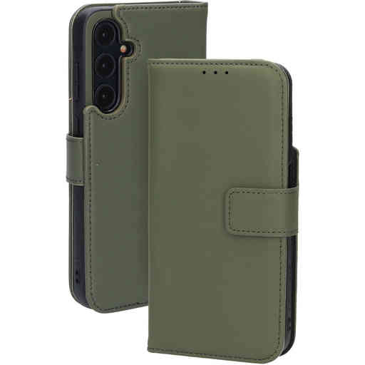 Mobiparts Leather 2 in 1 Wallet Case Samsung Galaxy A55 (2024) Green