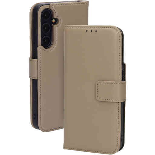 Mobiparts Leather 2 in 1 Wallet Case Samsung Galaxy A55 (2024) Taupe