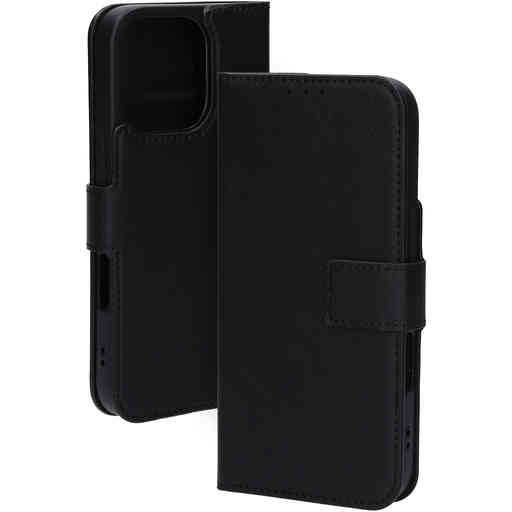 Mobiparts Classic Wallet Case Apple iPhone 16 Pro Black (MagSafe Compatible)