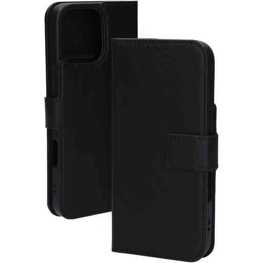 Mobiparts Classic Wallet Case Apple iPhone 16 Pro Max Black (MagSafe Compatible)