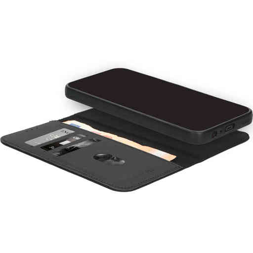 Mobiparts Leather 2 in 1 Wallet Case Apple iPhone 16 Pro Black