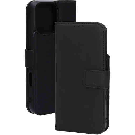 Mobiparts Leather 2 in 1 Wallet Case Apple iPhone 16 Pro Max Black