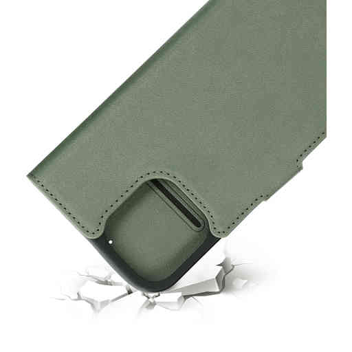 Mobiparts Classic Wallet Case Apple iPhone 16 Pro Max Stone Green (MagSafe Compatible)