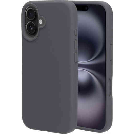 Mobiparts Silicone Cover Apple iPhone 16 Urban Grey