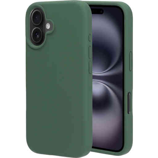 Mobiparts Silicone Cover Apple iPhone 16 Forest Green