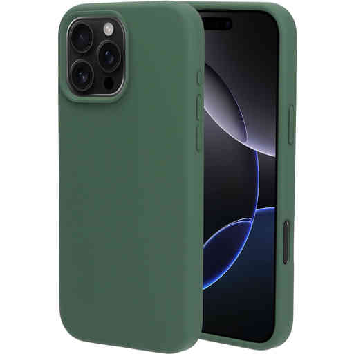 Mobiparts Silicone Cover Apple iPhone 16 Pro Max Forest Green