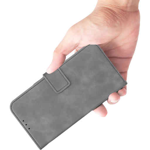 Mobiparts Classic Wallet Case Apple iPhone 16 Granite Grey (MagSafe Compatible)