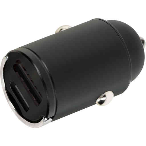 Mobiparts Car Charger 2-port 30W PD Fast Charging Black V2