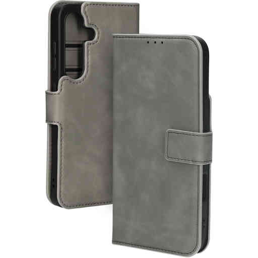 Mobiparts Classic Wallet Case Samsung Galaxy S25 Granite Grey (MagSafe Compatible)