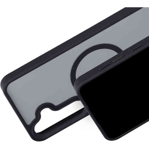 Mobiparts Hardcover Samsung Galaxy S25 Plus Satin Black (Magsafe Compatible)