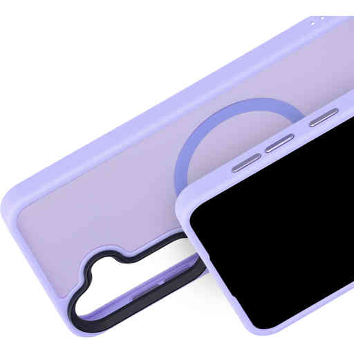 Mobiparts Hardcover Samsung Galaxy S25 Satin Lila (Magsafe Compatible)