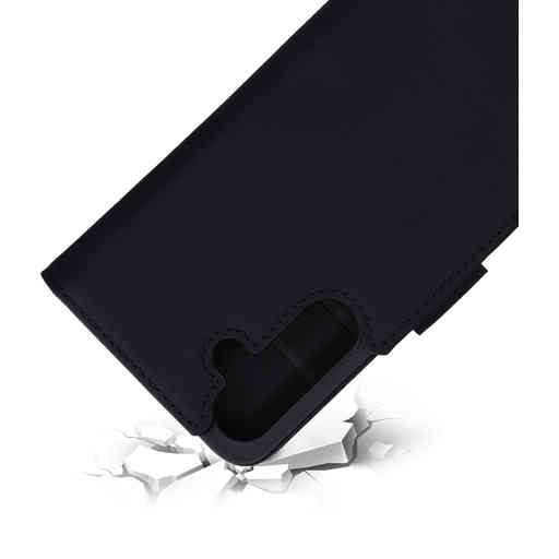 Mobiparts Leather Wallet Case Samsung Galaxy S25 Black