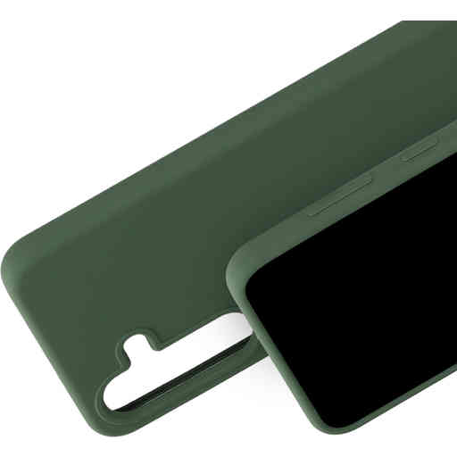 Mobiparts Silicone Cover Samsung Galaxy S25 Forest Green