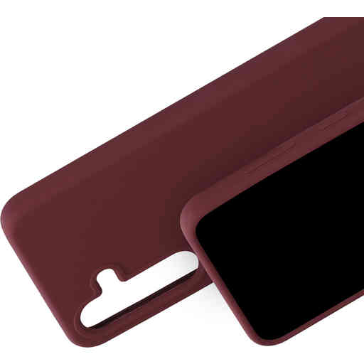 Mobiparts Silicone Cover Samsung Galaxy S25 Plum Red