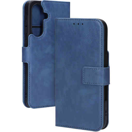 Mobiparts Classic Wallet Case Samsung Galaxy A36 Steel Blue