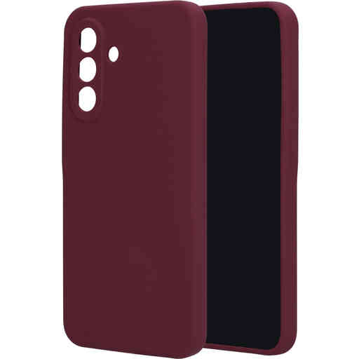 Mobiparts Silicone Cover Samsung Galaxy A36 Plum Red