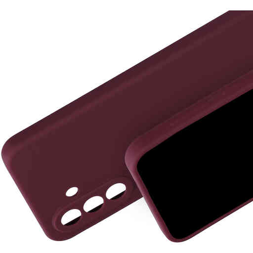 Mobiparts Silicone Cover Samsung Galaxy A56 Plum Red