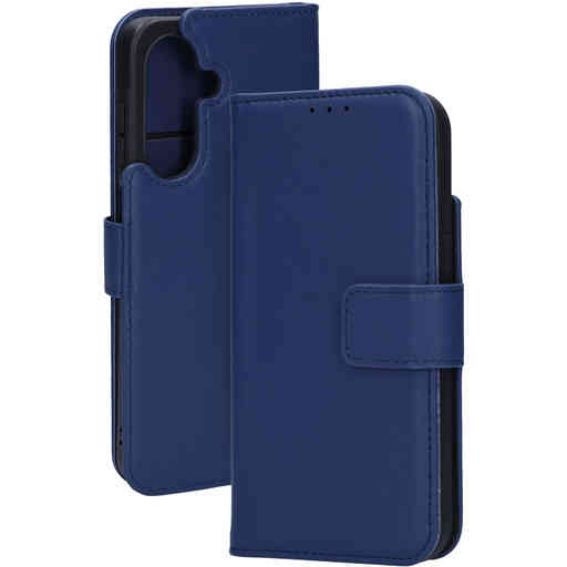 Mobiparts Leather Wallet Case Samsung Galaxy A26 Blue