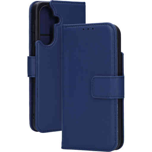 Mobiparts Leather Wallet Case Samsung Galaxy A36 Blue