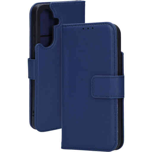 Mobiparts Leather Wallet Case Samsung Galaxy A56 Blue