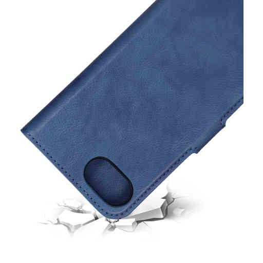 Mobiparts Classic Wallet Case Apple iPhone 16e Steel Blue (MagSafe Compatible)