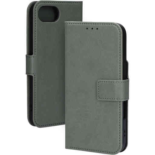 Mobiparts Classic Wallet Case Apple iPhone 16e Stone Green (MagSafe Compatible)