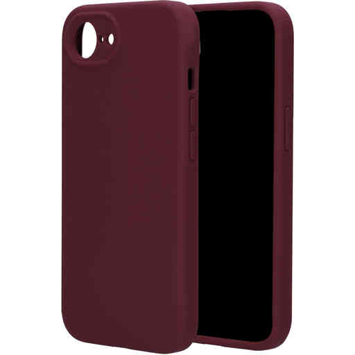 Mobiparts Silicone Cover Apple iPhone 16e Plum Red