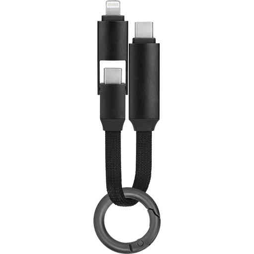 Mobiparts Aluminium 3-in-1 Cable Ultra Slim Matt Black