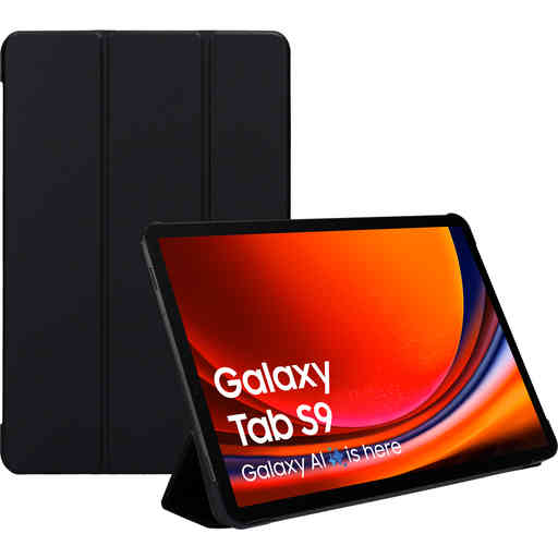 Mobiparts Tablet Stand Case Samsung Galaxy Tab S9/S9 FE Black