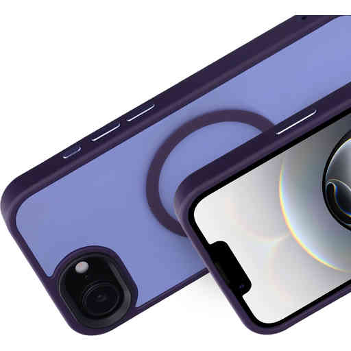 Mobiparts Hardcover Apple iPhone 16e Satin Purple (Magsafe Compatible)