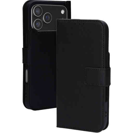 Mobiparts Classic Wallet Case Apple iPhone 17 Pro Max Black (MagSafe Compatible)