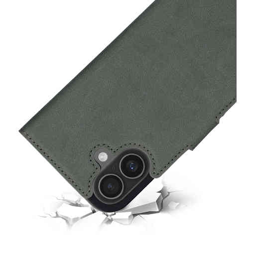 Mobiparts Classic Wallet Case Apple iPhone 17 Stone Green (MagSafe Compatible)
