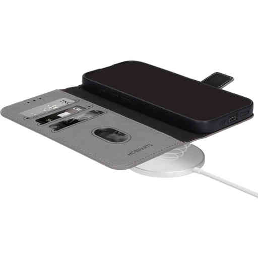 Mobiparts Classic Wallet Case Apple iPhone 17 Pro Granite Grey (MagSafe Compatible)
