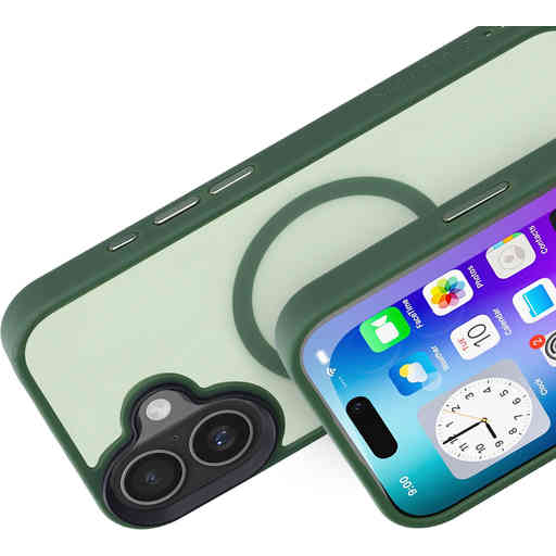 Mobiparts Hardcover Apple iPhone 17 Satin Green (Magsafe Compatible)